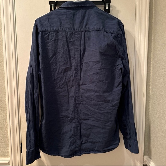 Navy Blue Button down - Picture 2 of 4